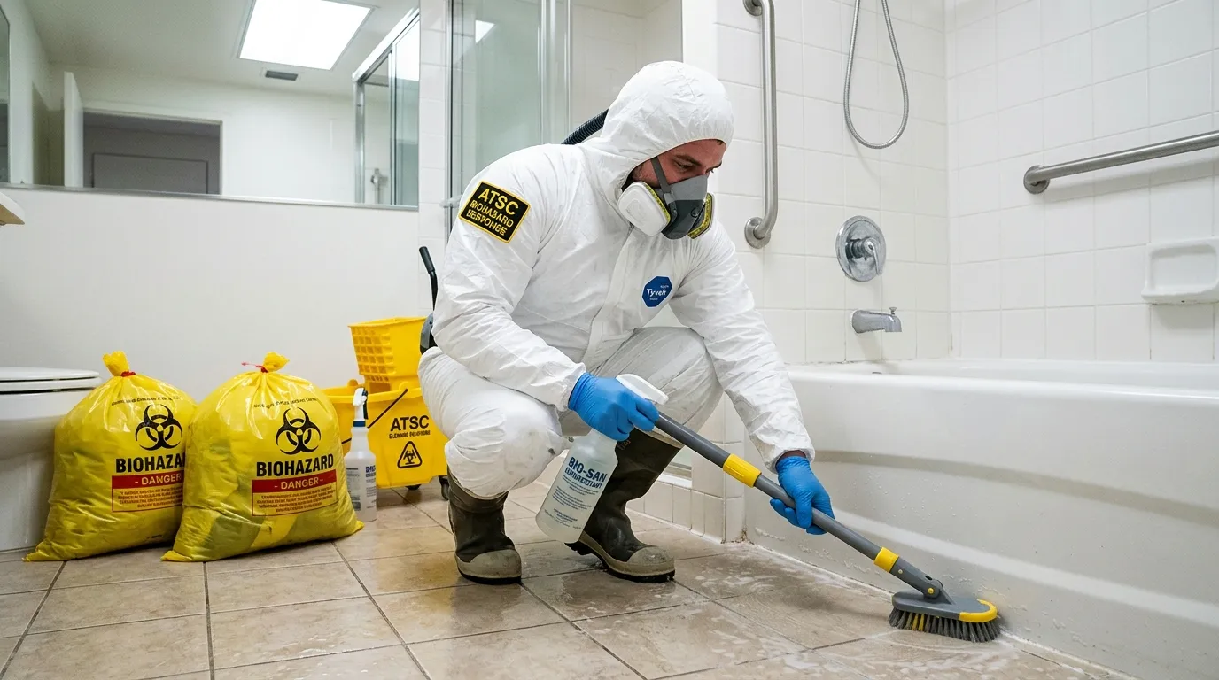 Decontamination equipment deployed for Blood Cleanup in Southlake